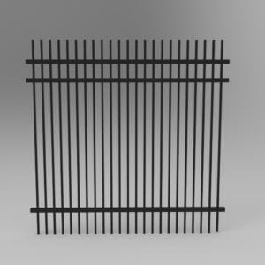 Teava 40x40x2mm pregaurita laser pentru panou gard clasic, L1900mm